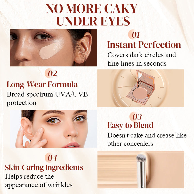 BUY 1 GET 1 FREE - Undereye Corrector Concealer With Brush FREE!💜