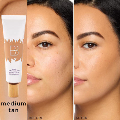 blur tinted moisturizer with blush free SPF 30 - instantly brightens, hydrates & smooths your skin