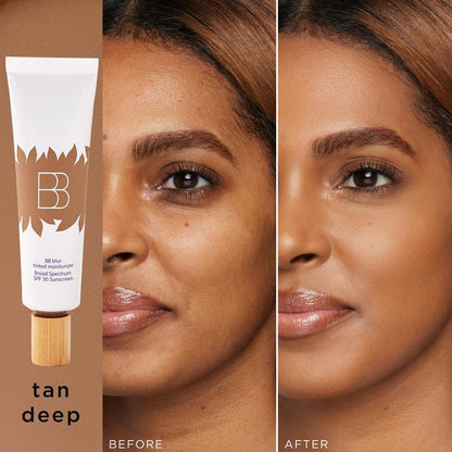 blur tinted moisturizer with blush free SPF 30 - instantly brightens, hydrates & smooths your skin