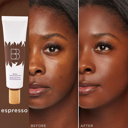 blur tinted moisturizer with blush free SPF 30 - instantly brightens, hydrates & smooths your skin