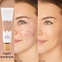 blur tinted moisturizer with blush free SPF 30 - instantly brightens, hydrates & smooths your skin