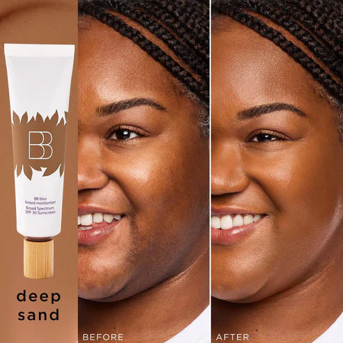 blur tinted moisturizer with blush free SPF 30 - instantly brightens, hydrates & smooths your skin