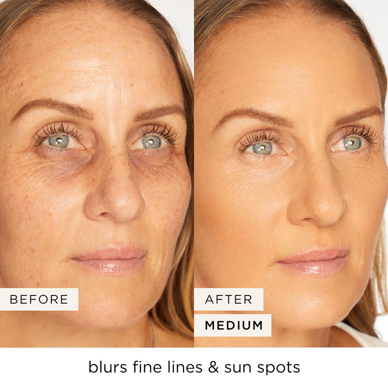 blur tinted moisturizer with blush free SPF 30 - instantly brightens, hydrates & smooths your skin