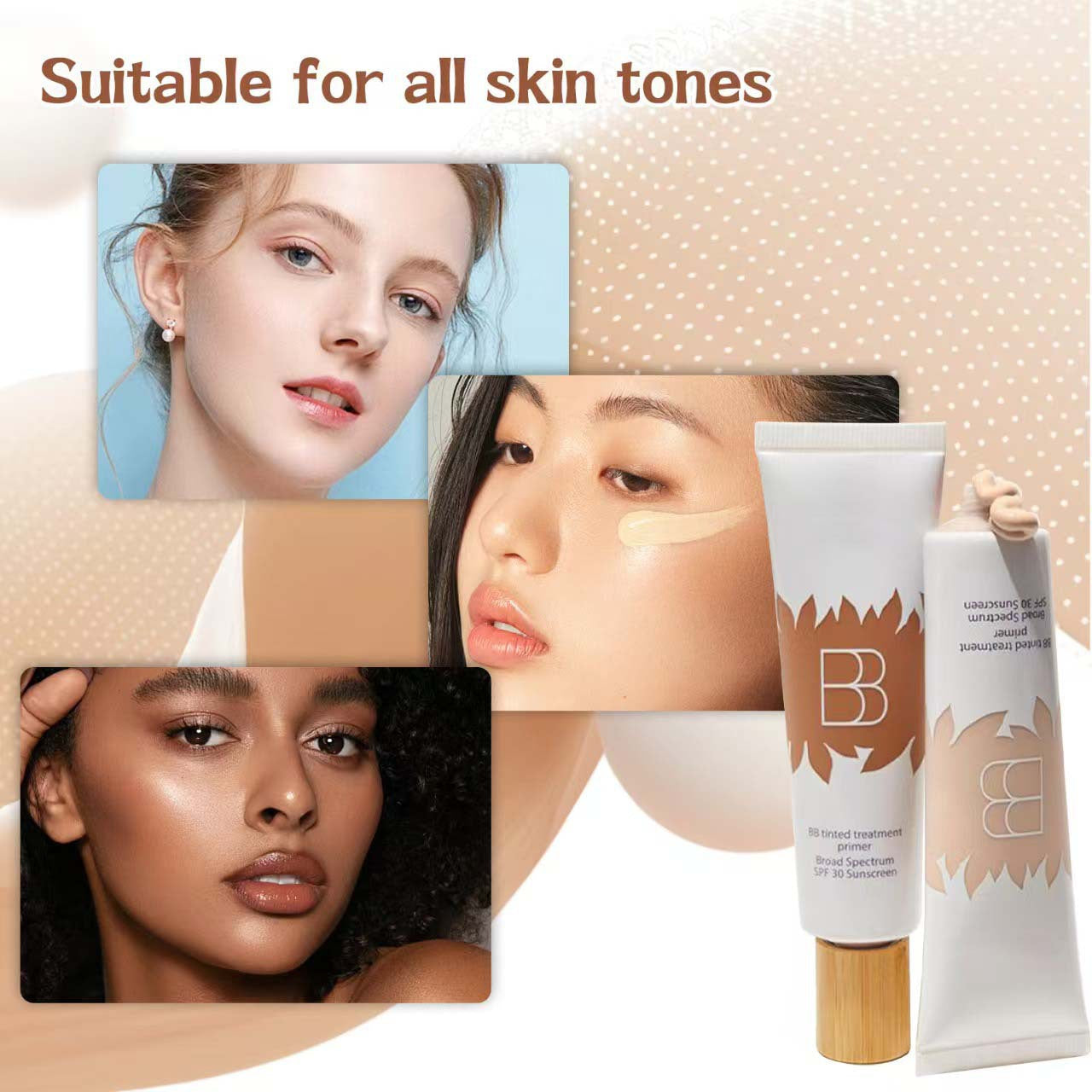 blur tinted moisturizer with blush free SPF 30 - instantly brightens, hydrates & smooths your skin