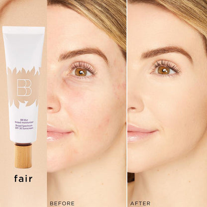blur tinted moisturizer with blush free SPF 30 - instantly brightens, hydrates & smooths your skin