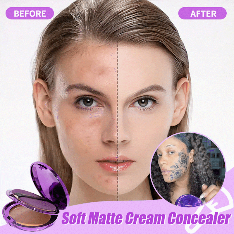 Final 6 Hours: 60%OFF-Evanesce Soft Matte Cream Concealer with Brush FREE !๐
