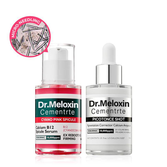 💥Shrinks Pores & Fades Blemish Marks in 2 Weeks | Cyano Pink Spicule Serum+Picotonic Shot Ampoule