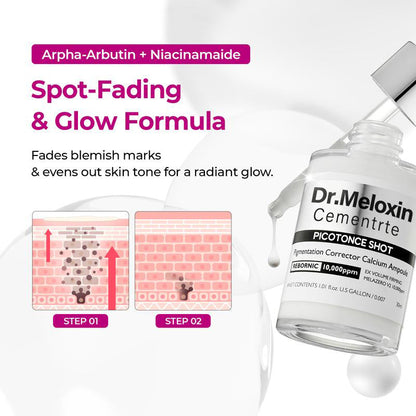 💥Shrinks Pores & Fades Blemish Marks in 2 Weeks | Cyano Pink Spicule Serum+Picotonic Shot Ampoule