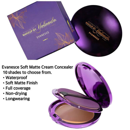 Final 6 Hours: 60%OFF-Evanesce Soft Matte Cream Concealer with Brush FREE !💜
